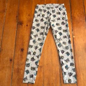 Cat leggings girls size 10/12